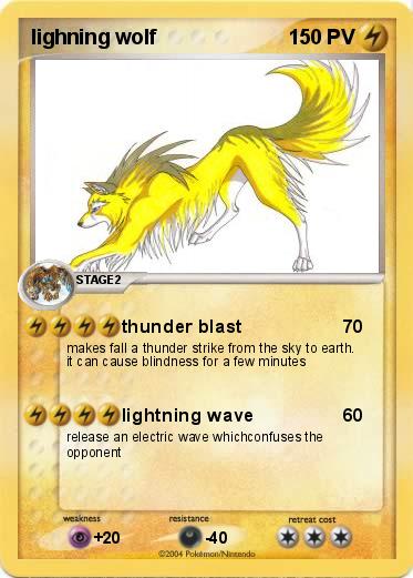 Pokemon lighning wolf