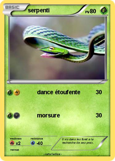 Pokemon serpenti