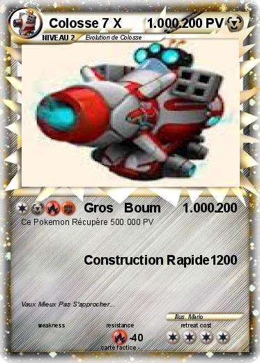 Pokemon Colosse 7 X       1.000.