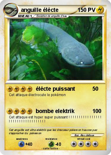 Pokemon anguille élècte