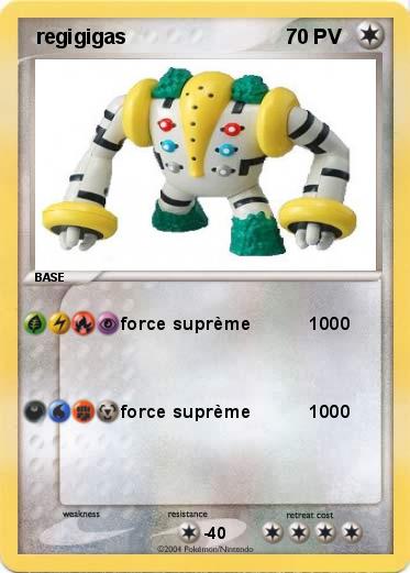Pokemon  regigigas