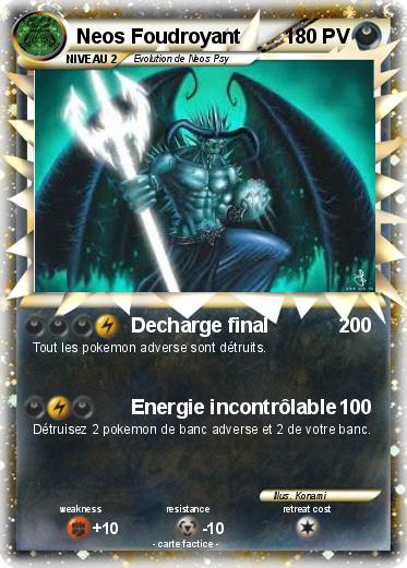 Pokemon Neos Foudroyant