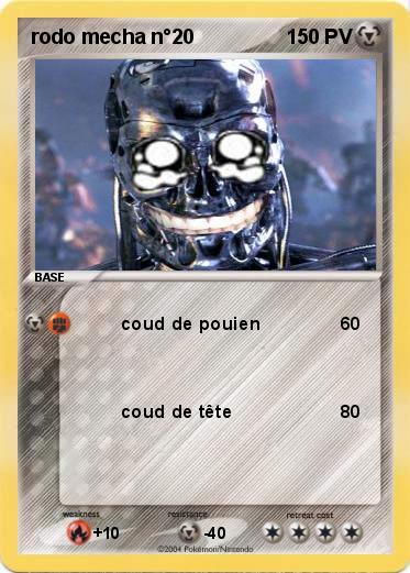 Pokemon rodo mecha n°20