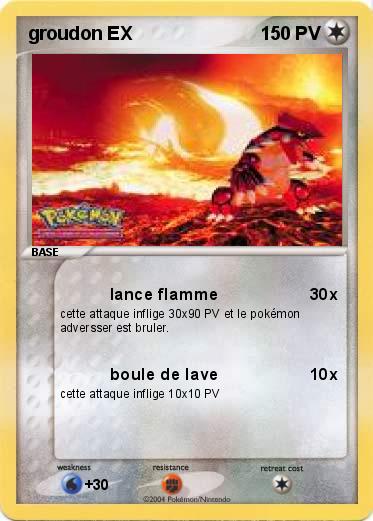 Pokemon groudon EX