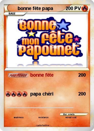Pokemon bonne fête papa