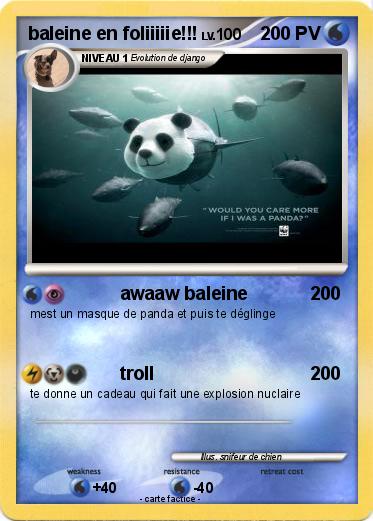 Pokemon baleine en foliiiiie!!!