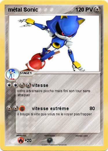 Pokemon métal Sonic