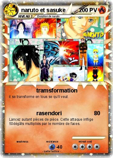 Pokemon naruto et sasuke