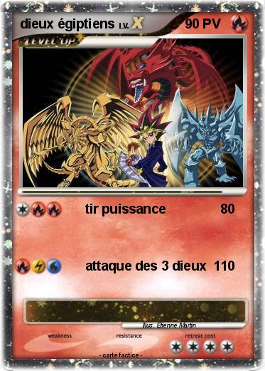 Pokemon dieux égiptiens