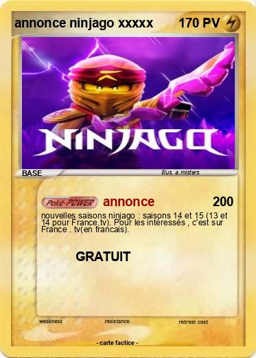 Pokemon annonce ninjago xxxxx