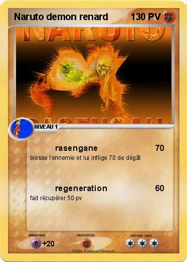 Pokemon Naruto demon renard