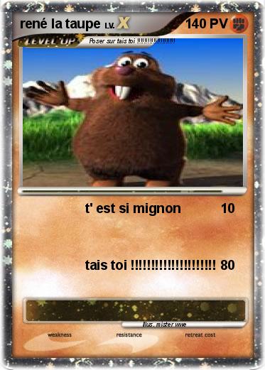 Pokemon rené la taupe