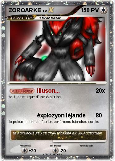 Pokemon ZOROARKE