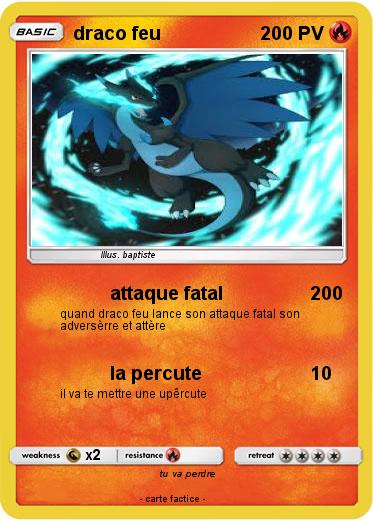 Pokemon draco feu