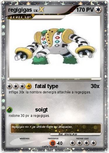 Pokemon regigigas