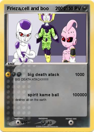 Pokemon Frieza,cell and boo     2000