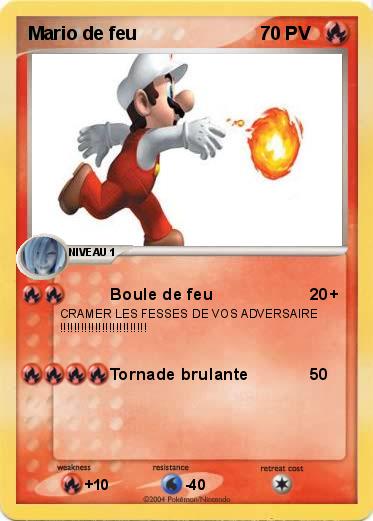 Pokemon Mario de feu