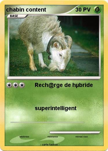 Pokemon chabin content
