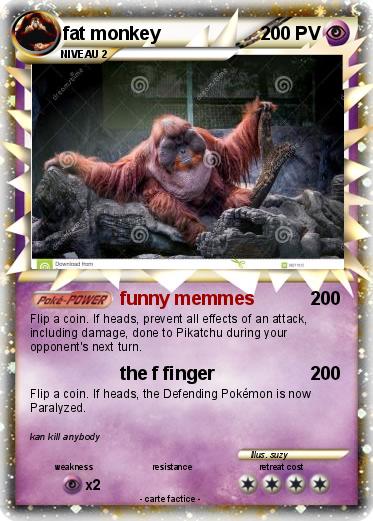 Pokemon fat monkey