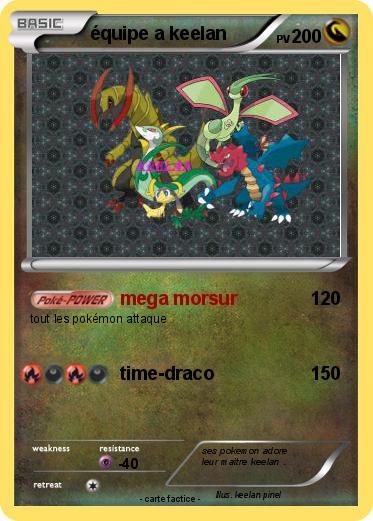 Pokemon équipe a keelan