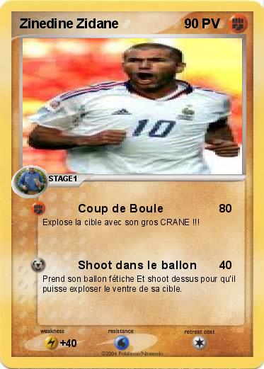 Pokemon Zinedine Zidane