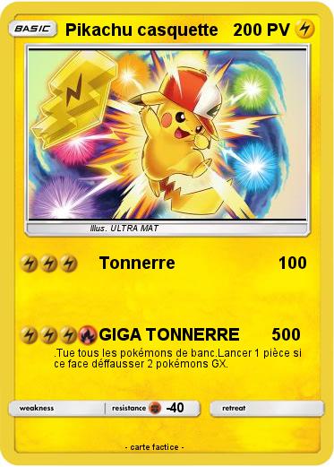 Pokemon Pikachu casquette