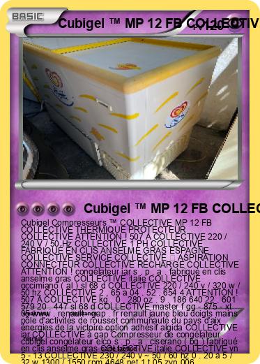 Pokemon Cubigel ™ MP 12 FB COLLECTIVE