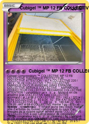 Pokemon Cubigel ™ MP 12 FB COLLECTIVE