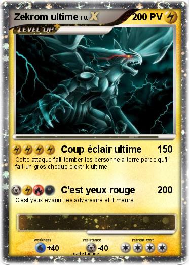 Pokemon Zekrom ultime