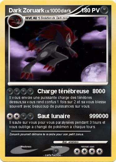 Pokemon Dark Zoruark