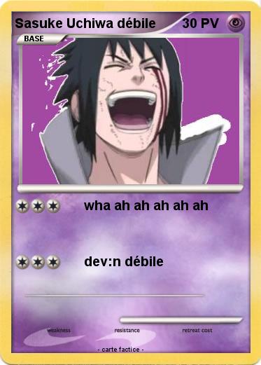 Pokemon Sasuke Uchiwa débile
