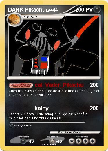 Pokemon DARK Pikachu