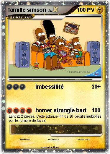 Pokemon famille simson