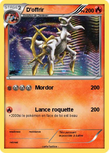 Pokemon D'offrir