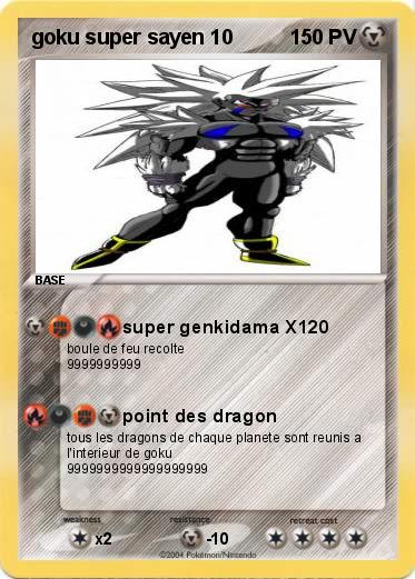 Pokemon goku super sayen 10