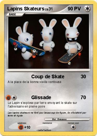 Pokemon Lapins Skateurs