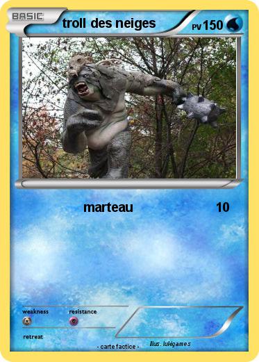 Pokemon troll des neiges