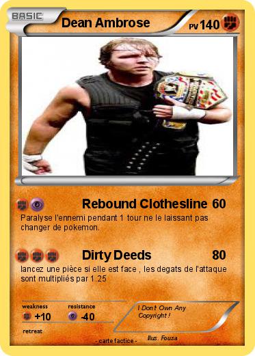 Pokemon Dean Ambrose