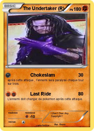 Pokemon The Undertaker (R)