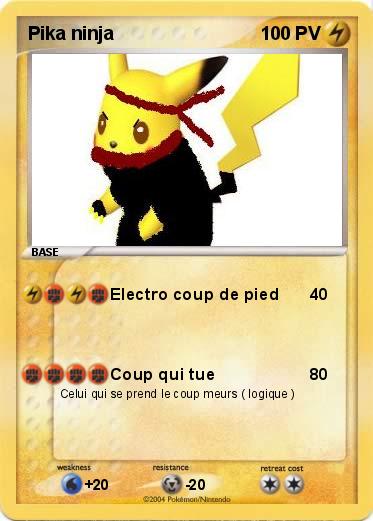 Pokemon Pika ninja