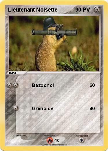 Pokemon Lieutenant Noisette