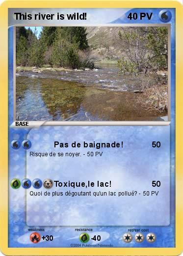Pokemon This river is wild!
