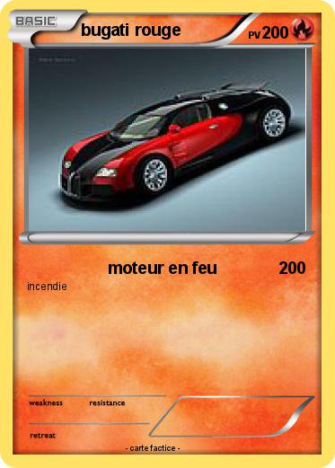 Pokemon bugati rouge