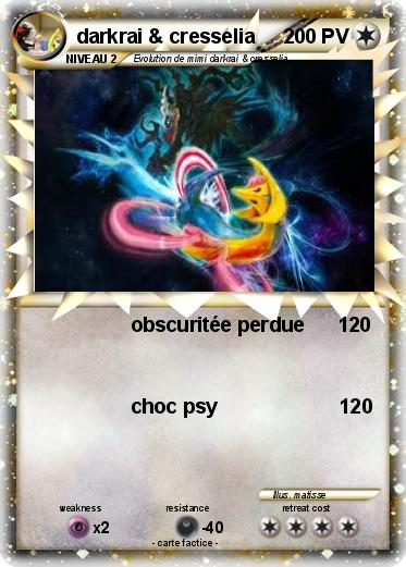 Pokemon darkrai & cresselia