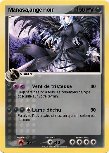 Pokemon Manasa,ange noir