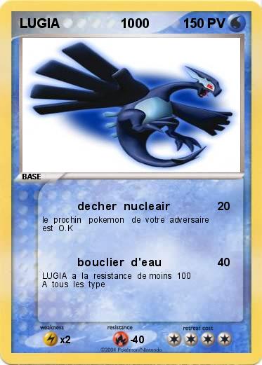 Pokemon LUGIA                 1000              