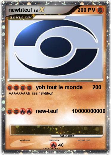 Pokemon newtiteuf