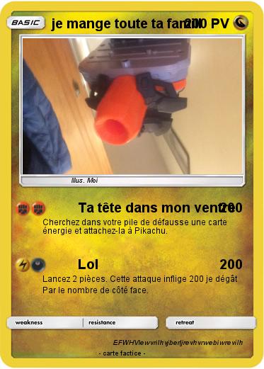 Pokemon je mange toute ta famill