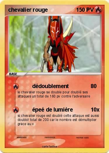 Pokemon chevalier rouge