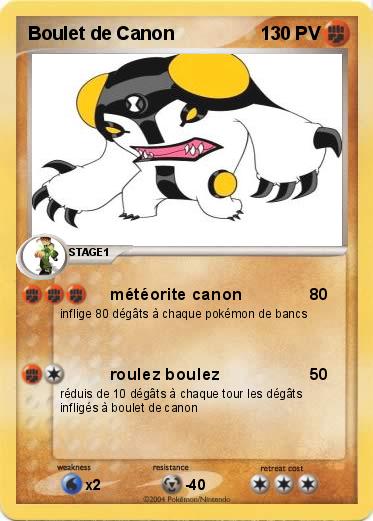 Pokemon Boulet de Canon